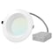 Luxrite 6 Inch Commercial LED Recessed Downlight 4 CCT Selectable 15/19/24W 1200/1600/2000LM Dimmable LR23952-1PK - alternate 1